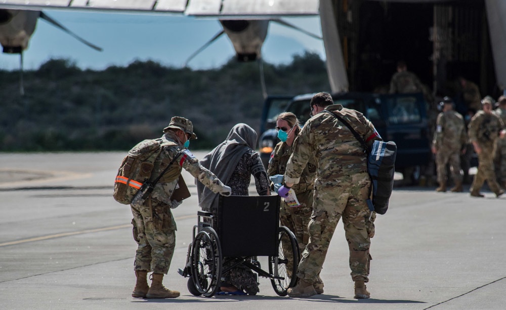 Task Force-Holloman Receives Afghan Evacuees