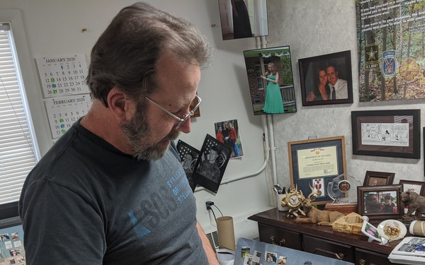 Atkins memorial display a labor of love for Fort Drum PW illustrator