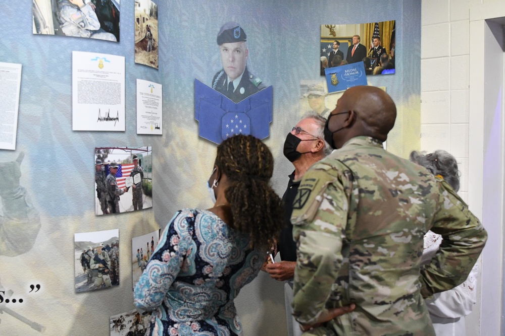 Atkins memorial display a labor of love for Fort Drum PW illustrator