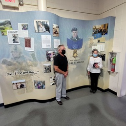 Atkins memorial display a labor of love for Fort Drum PW illustrator