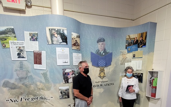 Atkins memorial display a labor of love for Fort Drum PW illustrator