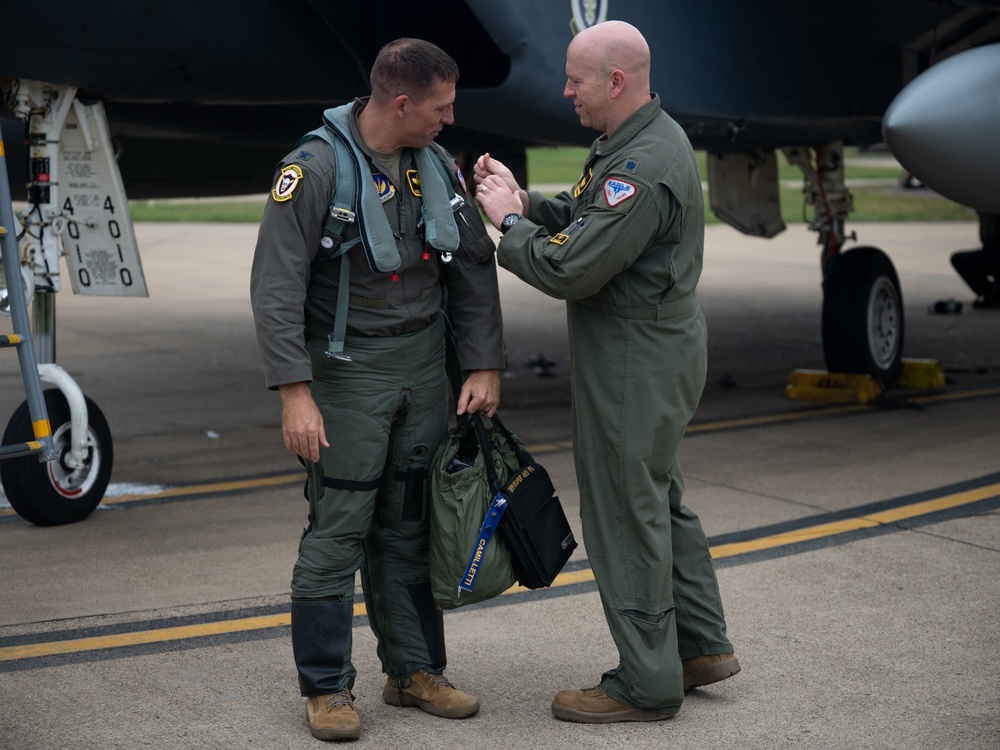 Liberty Wing commander achieves 1,000 flying hours in F-15 aircraft