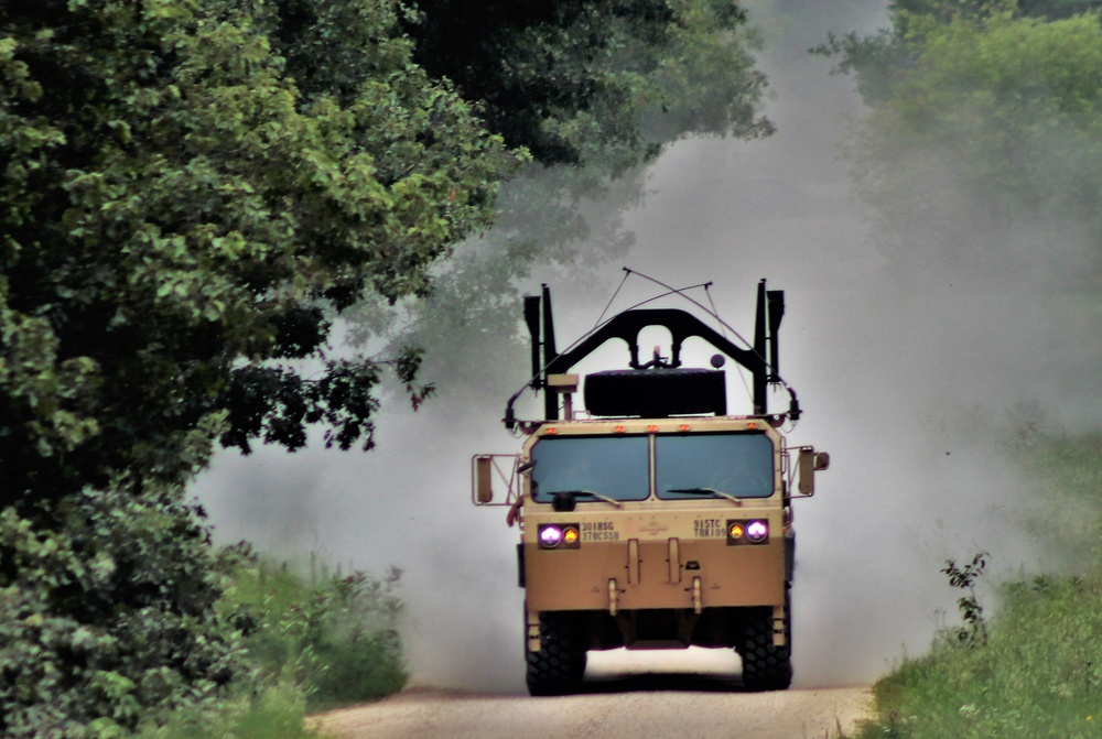 Pershing Strike '21 training operations at Fort McCoy