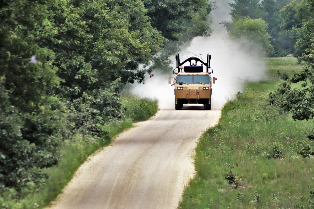Pershing Strike '21 training operations at Fort McCoy
