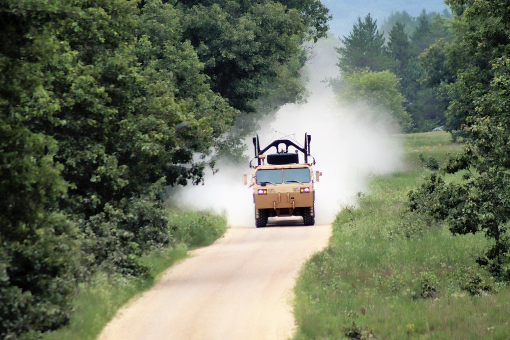 Pershing Strike '21 training operations at Fort McCoy