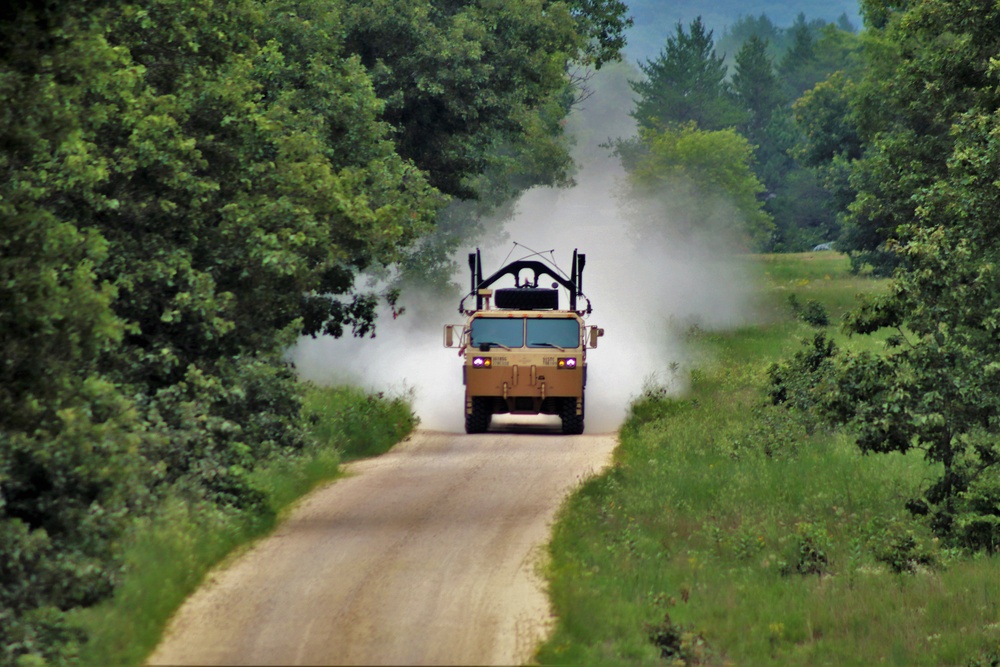 Pershing Strike '21 training operations at Fort McCoy