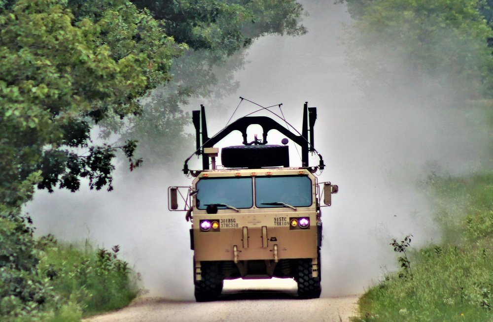 Pershing Strike '21 training operations at Fort McCoy