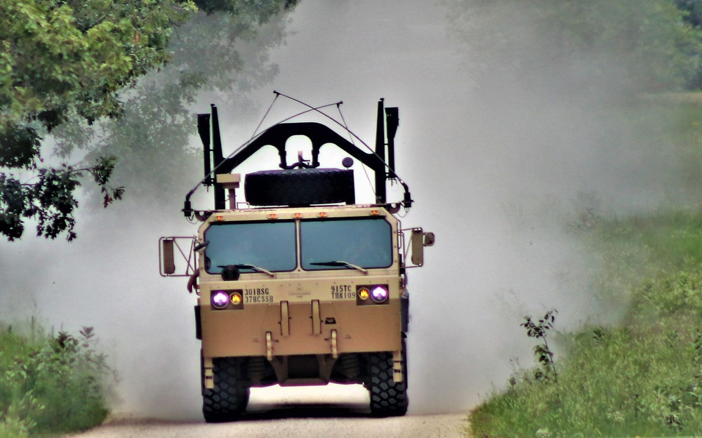 Pershing Strike '21 training operations at Fort McCoy