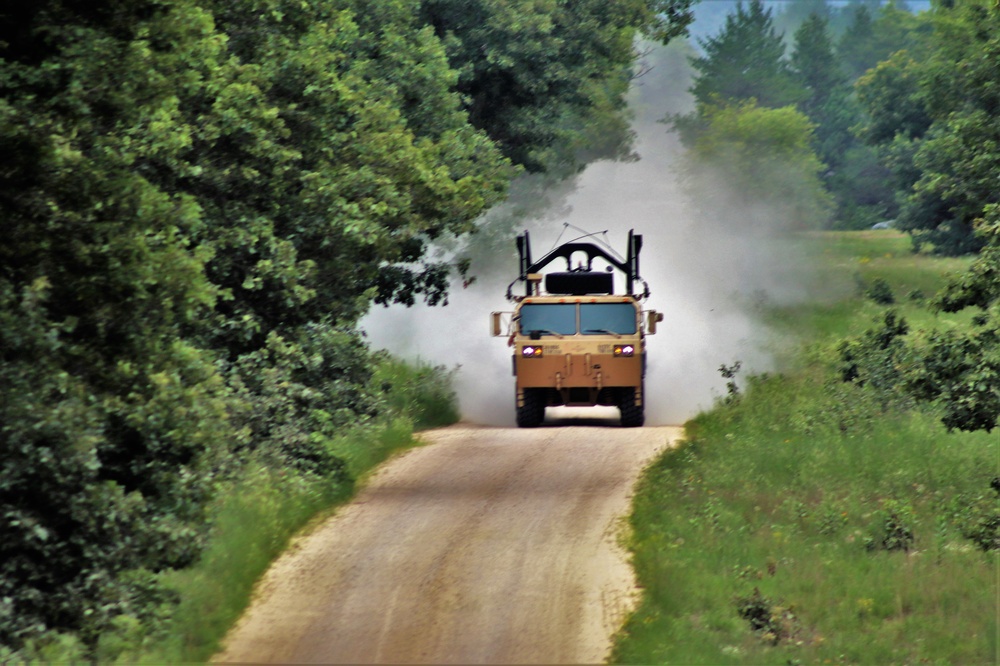 Pershing Strike '21 training operations at Fort McCoy