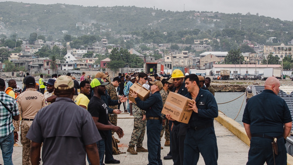 Helping Hands Deliver Humanitarian Aid to Haiti