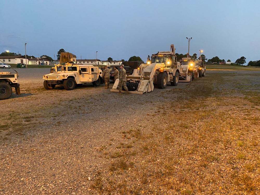 Arkansas departs for Louisiana for hurricane relief supprot