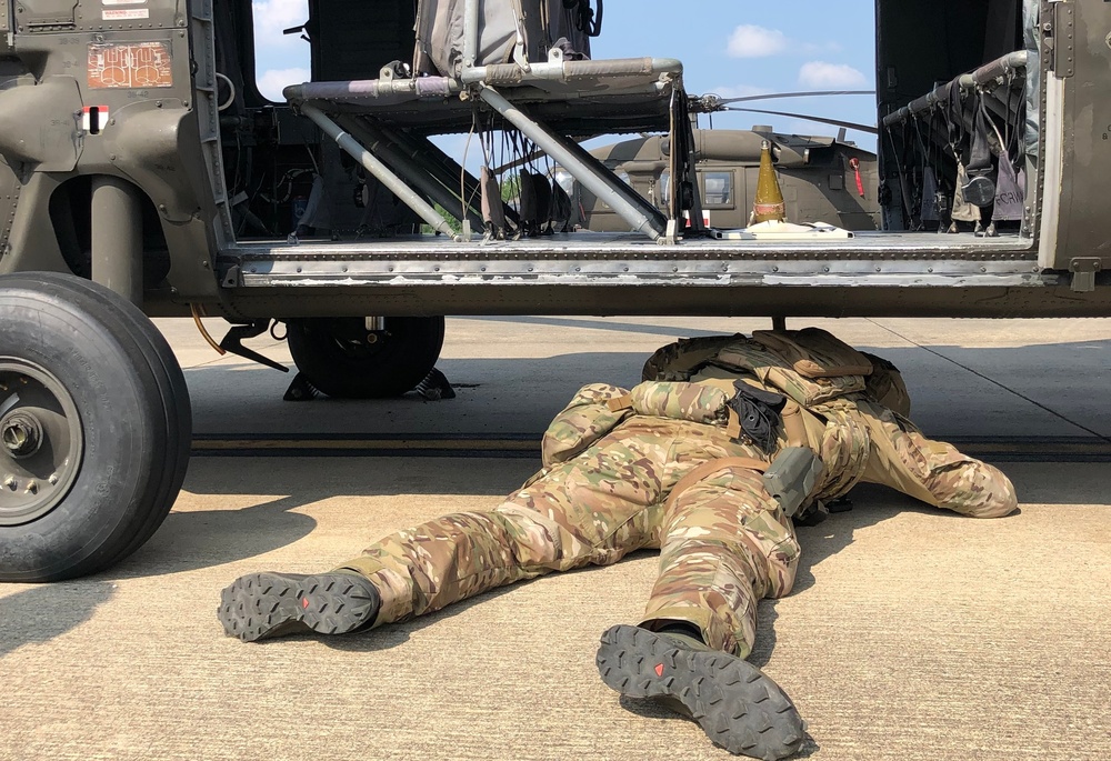 U.S. Army EOD technician coordinates training for large scale combat operations