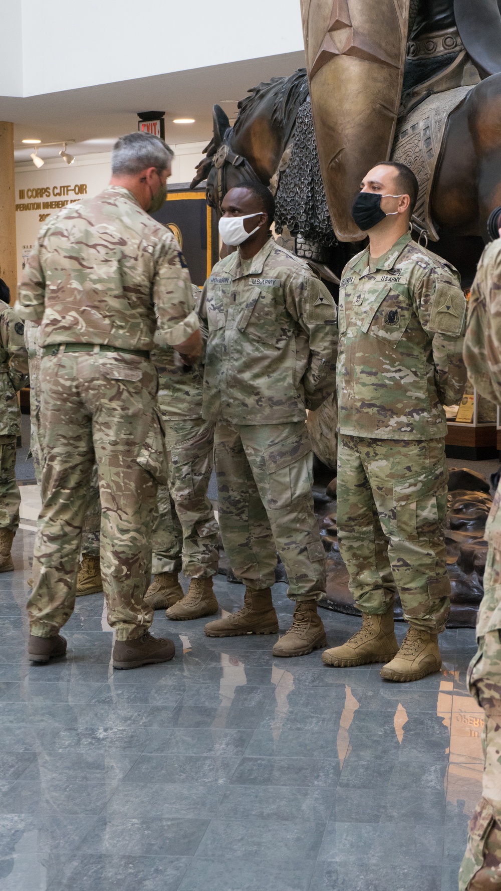 III Corps DCG recognizes Soldiers for excellence