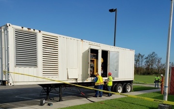 USACE installs first FEMA Hurricane Ida emergency power generator