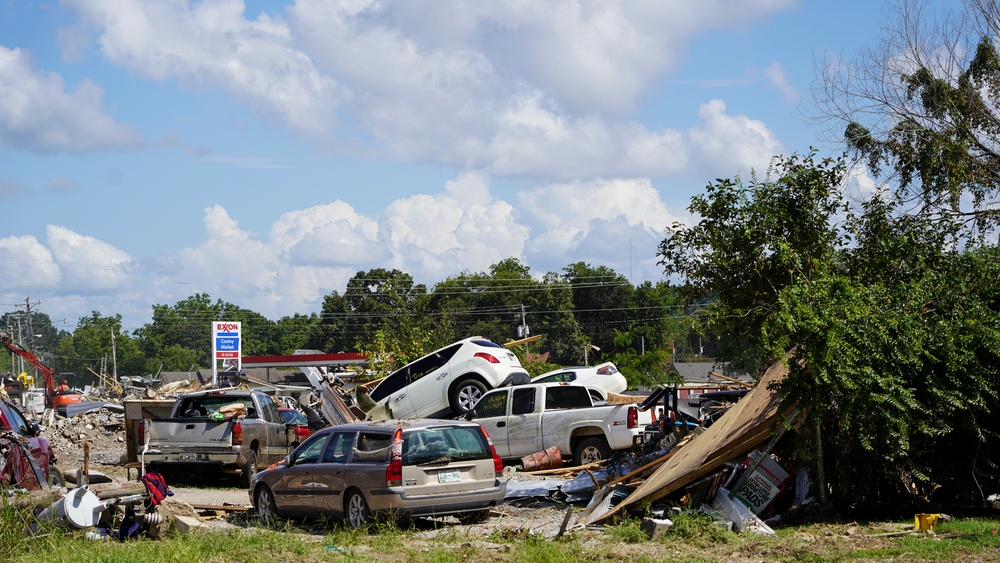 Cars and Debris Removed From Creek in Tennessee