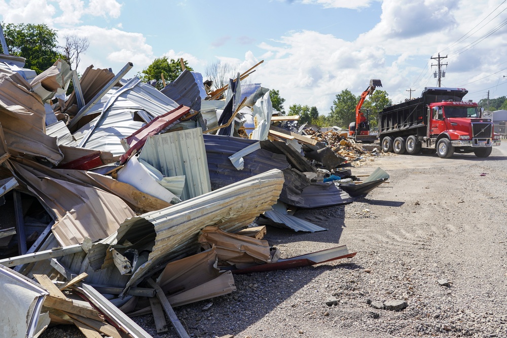 Large Amounts of Debris Being Collected