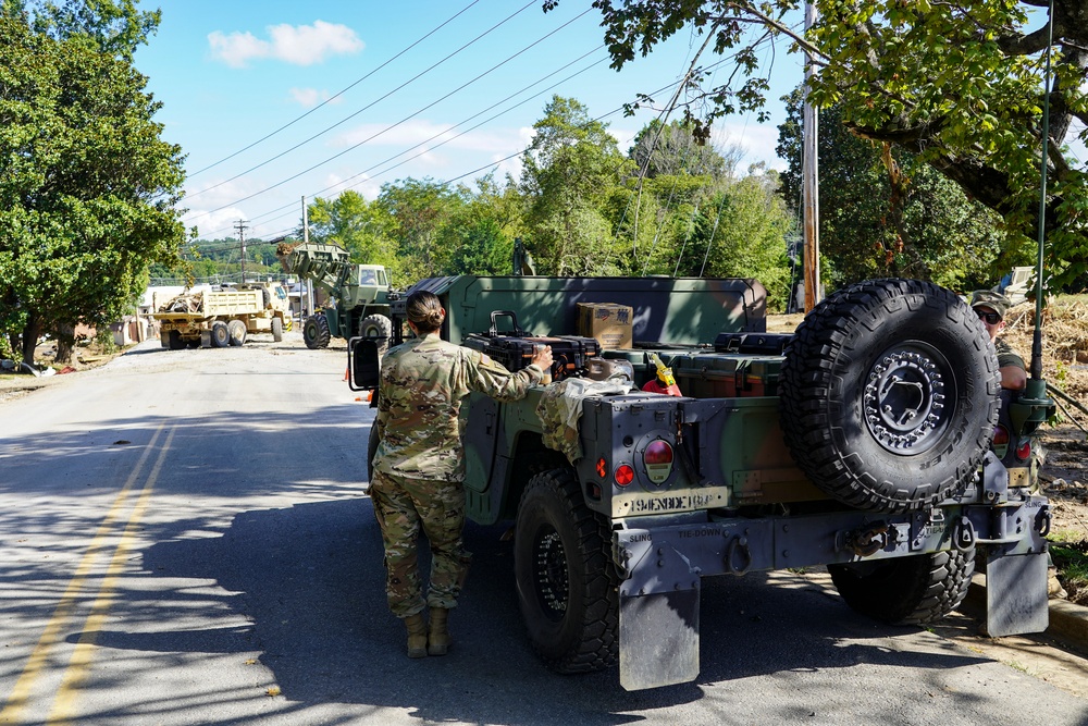 Army National Guard Joins in the Clean-Up Efforts