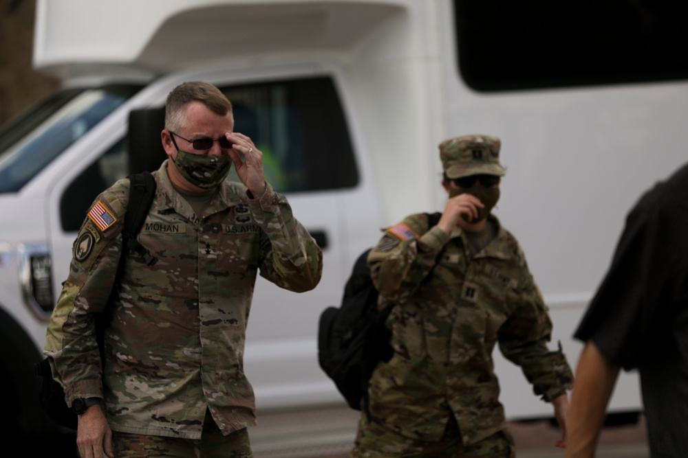 Commanding General of U.S. Army Sustainment Command Visits Dona Ana Village