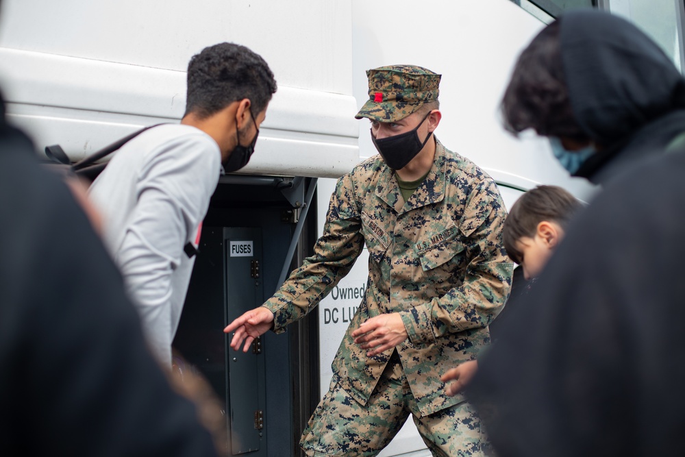 Marines Work with Afghans