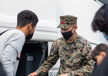 Marines Work with Afghans