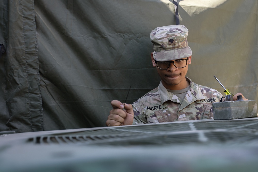 Task Force Bliss Soldiers, area contract workers together for OAW mission