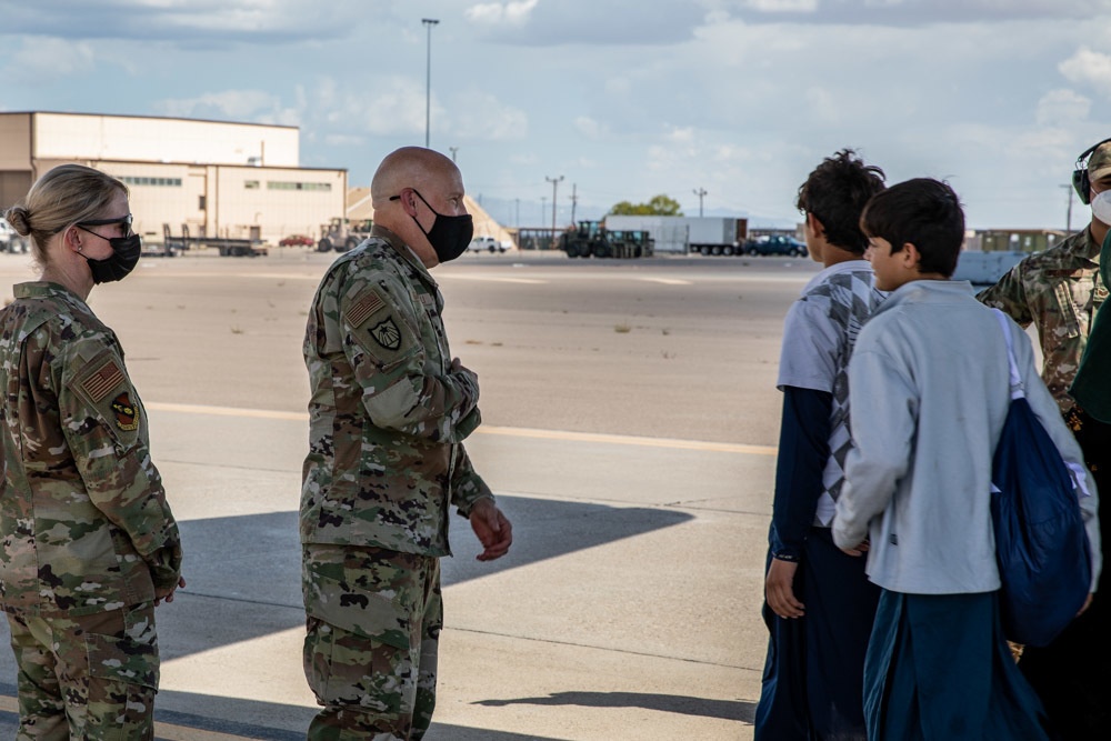 First Afghans Arrive on Holloman Airforce Base