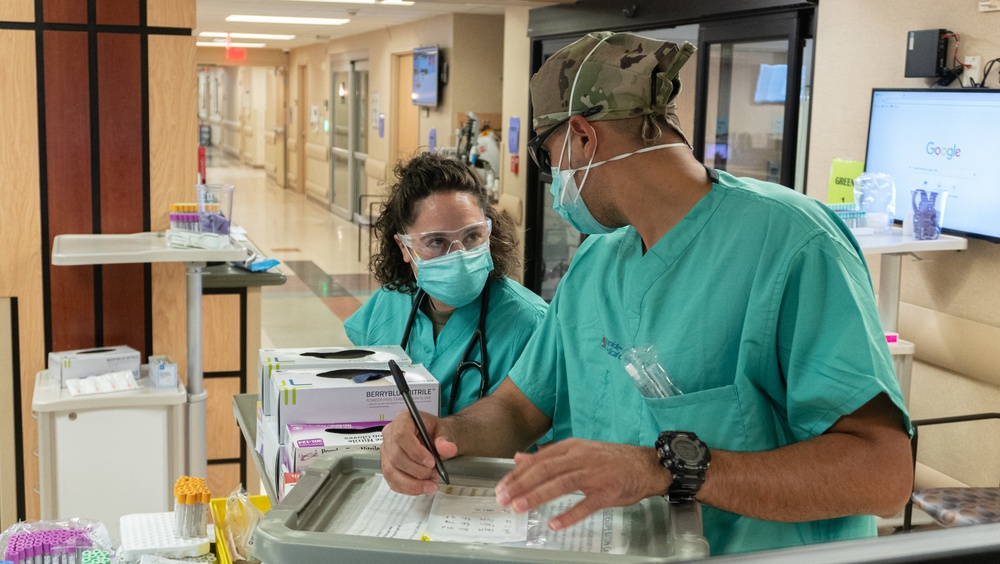 Local Hospital, DoD medical staff team up in fight against COVID-19 in Louisiana