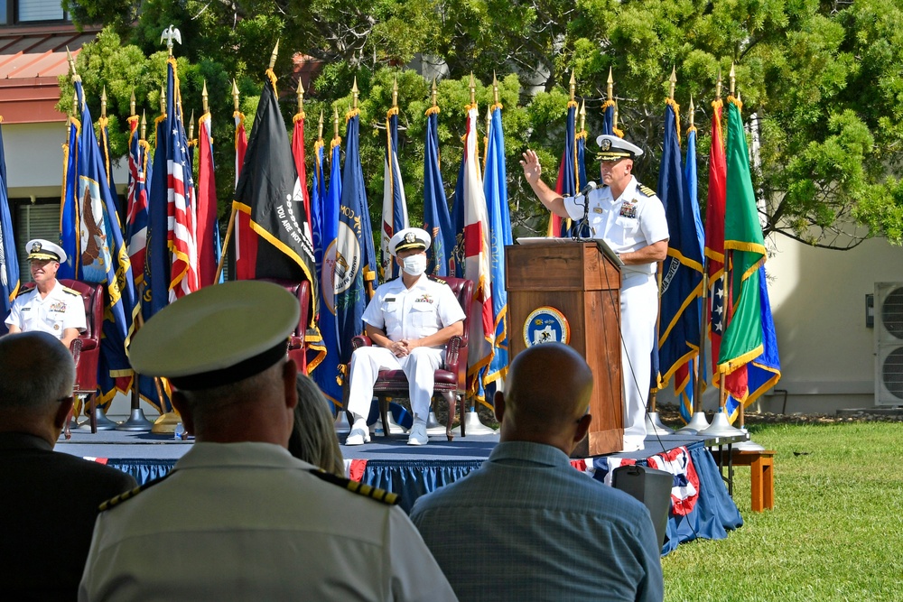 CSFE Holds Change of Command Ceremony