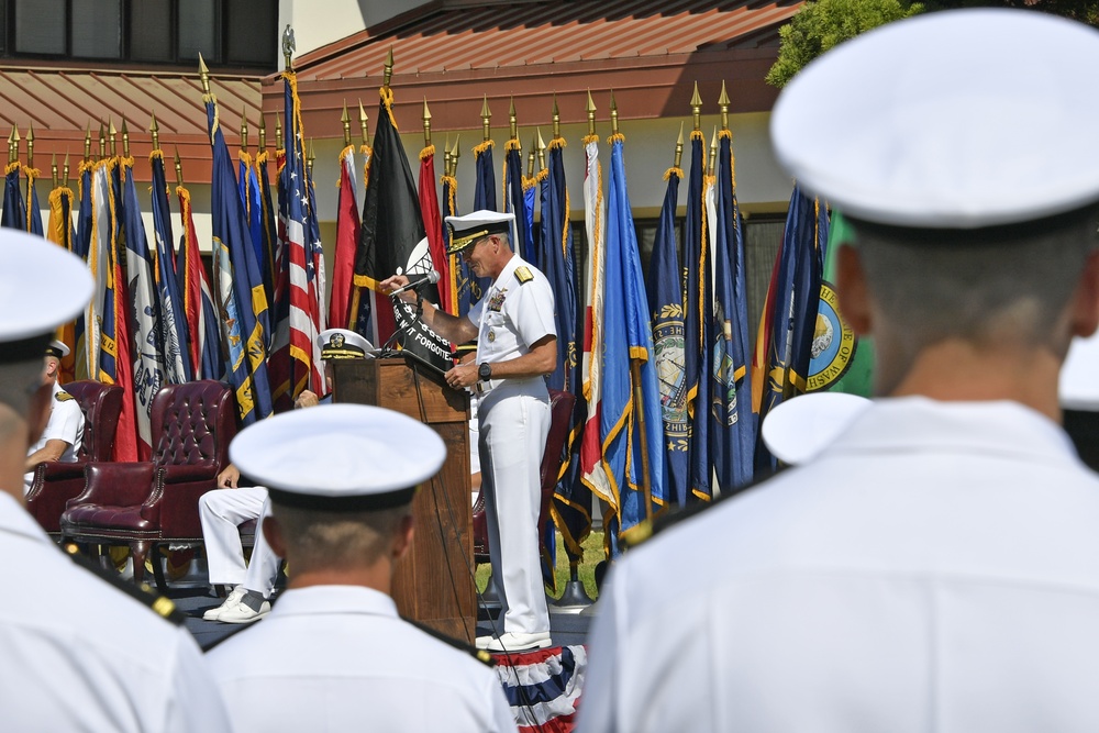 Rear Adm. Peter A. Garvin, commander, Naval Education and Training Command