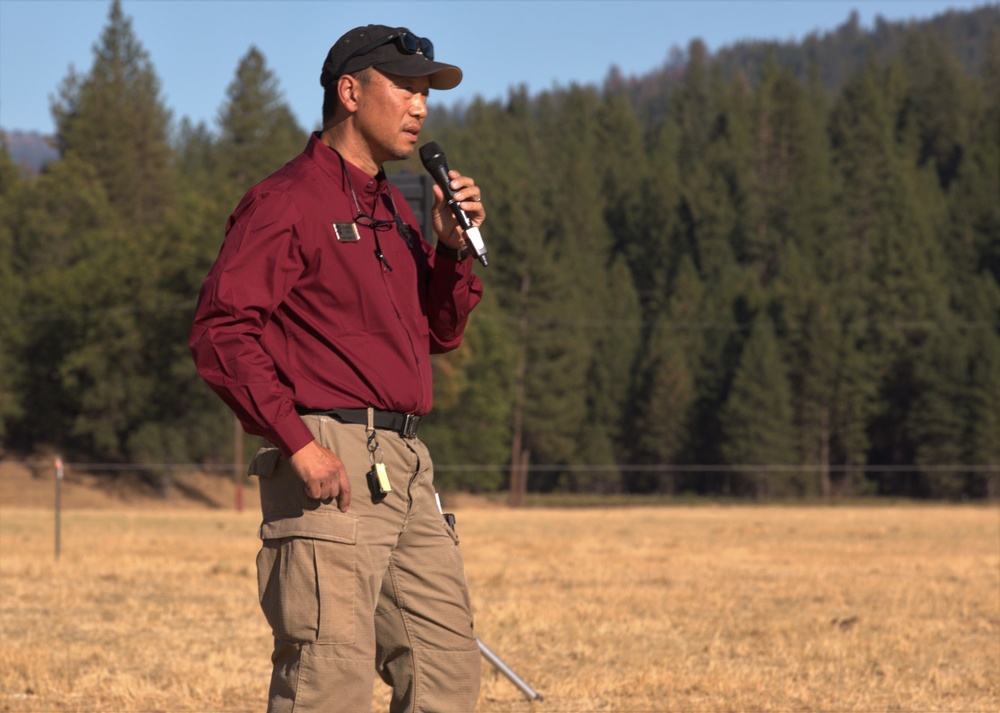 Great Basin Team 1 Incident Commander visit