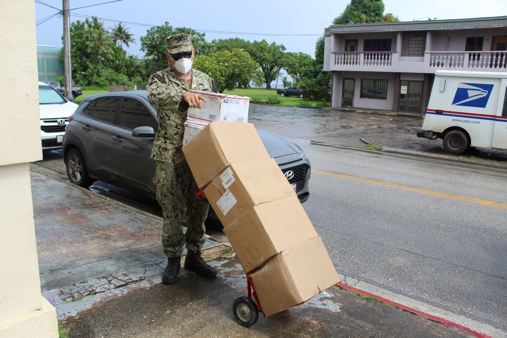 Naval Base Guam and USS Michael Murphy (DDG 112) Donates to Child Protective Services