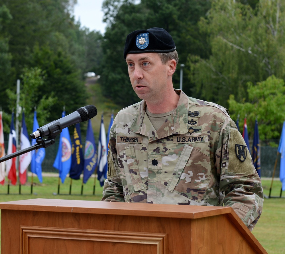 21st Special Troops Battalion Change of Responsibility Ceremony