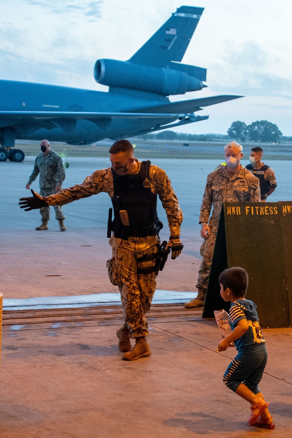 Evacuees from Afghanistan Arrive at Naval Station Rota
