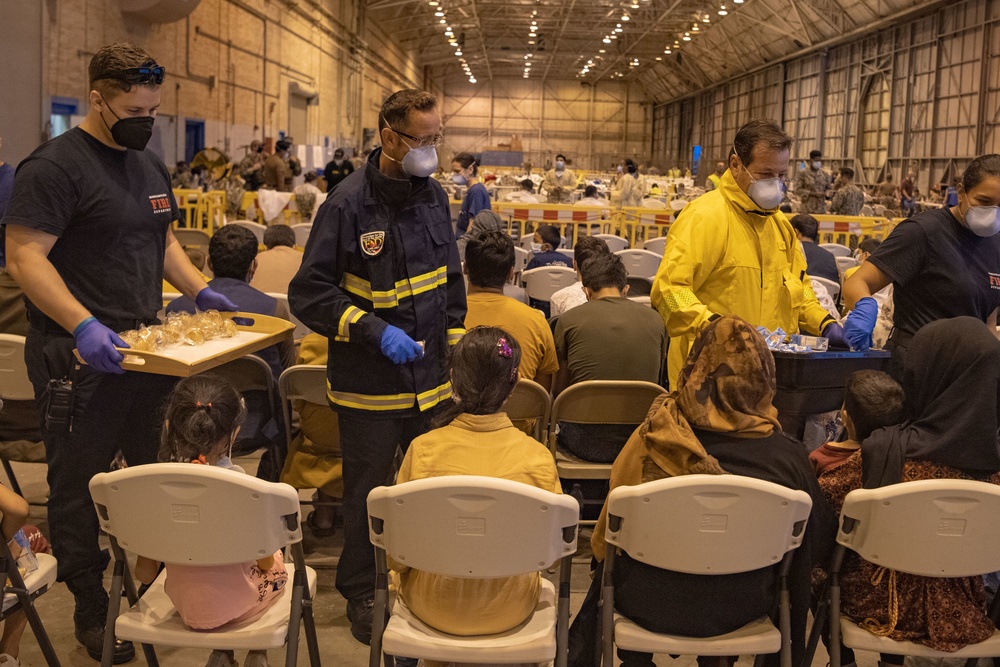 Evacuees from Afghanistan Arrive at Naval Station Rota