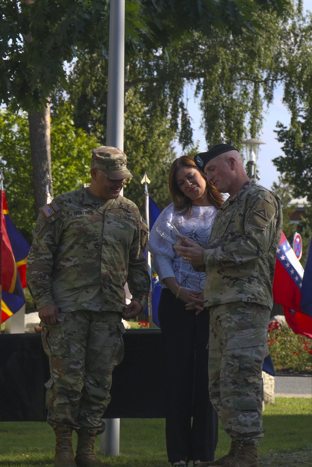 Brig. Gen. Joseph Hilbert Welcomes Col. Chad D. Froehlich