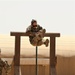 Spc. Grace Tsen competes in the obstacle course during the Task Force Spartan best warrior competition in Kuwait