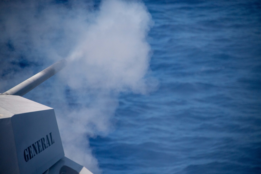 USS Portland (LPD 27) Mk46 Exercise