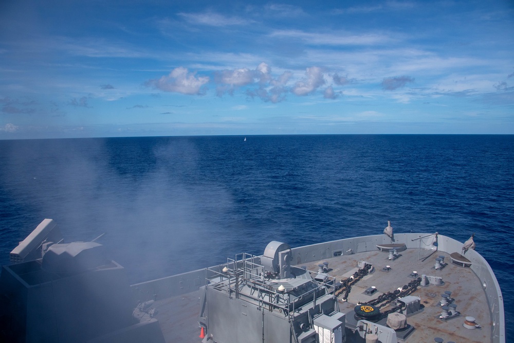 USS Portland (LPD 27) Mk46 Exercise