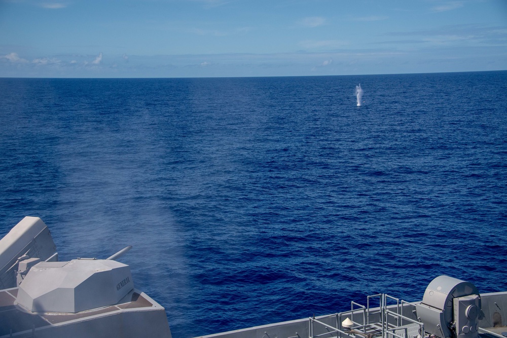 USS Portland (LPD 27) Mk46 Exercise