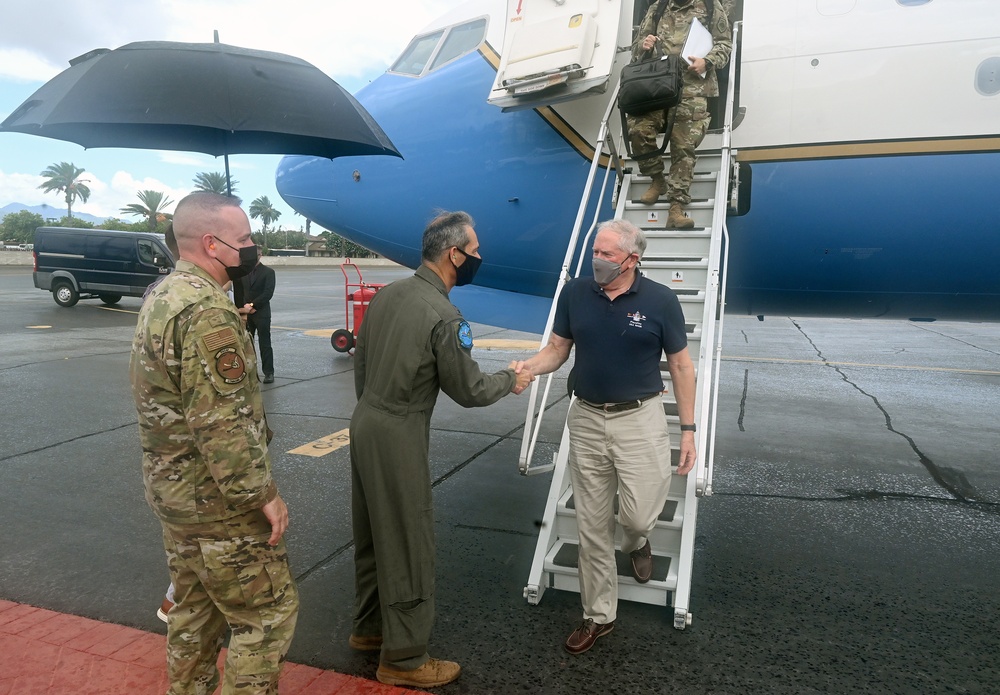 SecAF Kendall visits Joint Base Pearl Harbor-Hickam Hawaii