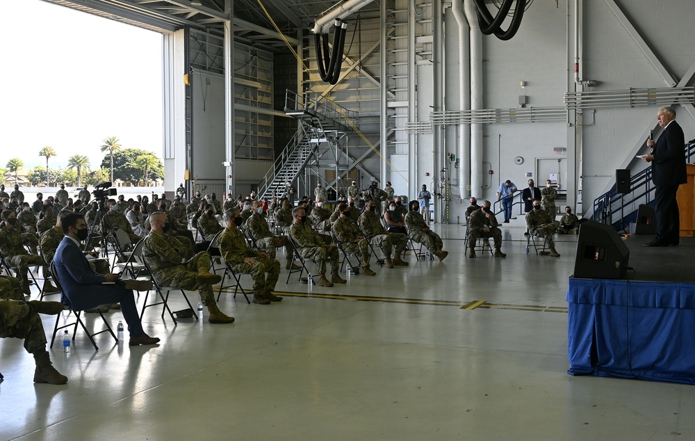 SecAF Kendall visits Joint Base Pearl Harbor-Hickam Hawaii