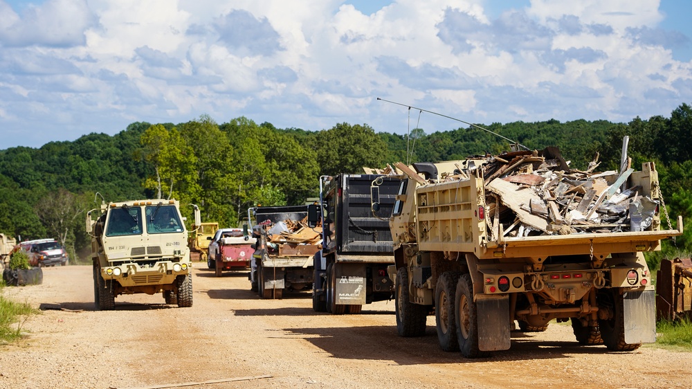 Debris From Waverly Making Its Way to Landfill