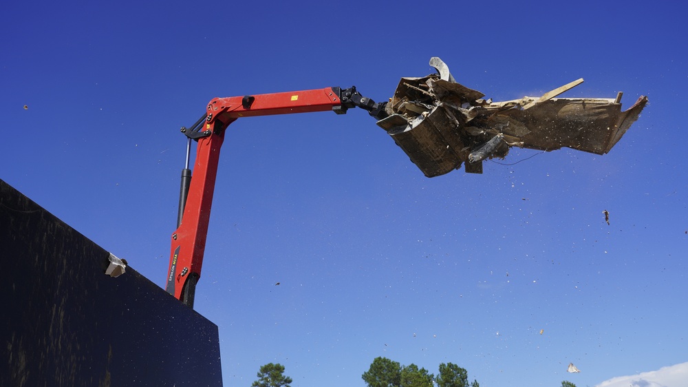 Removing Debris From Truck in Waverly