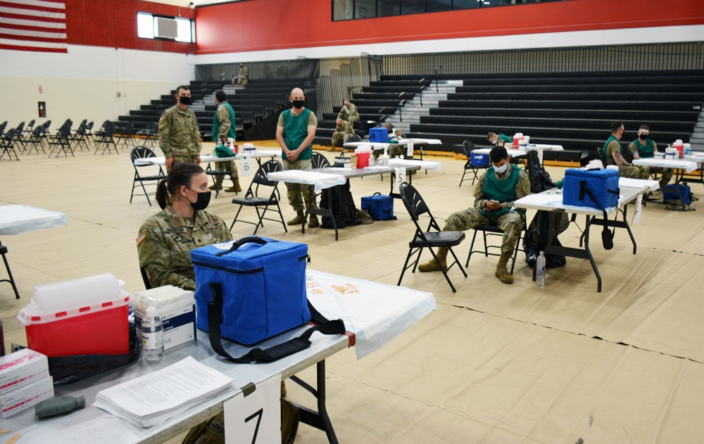 Fort Riley Operation Danger Prevention Vaccination Stations