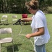 Power Washing Muddy Chairs For Outdoor Services at Damaged Church
