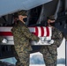 Marines with Alpha Company, had the honorable duty to serve as the Dignified Transfer Team