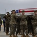 Marines with Alpha Company, had the honorable duty to serve as the Dignified Transfer Team