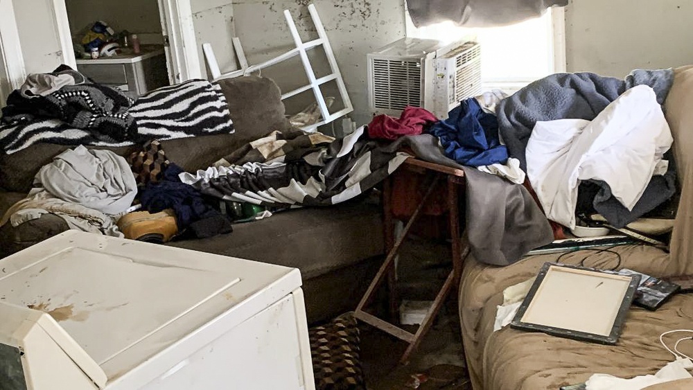 Flood Damaged Items To Be Removed