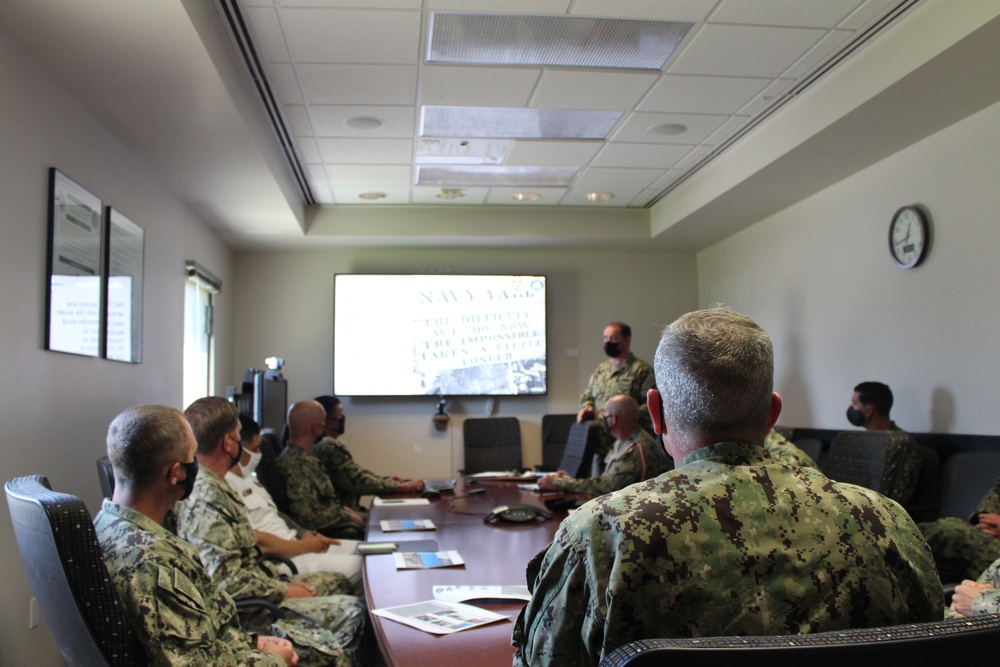 Rear Adm. Peter Garvin Tours NCTC