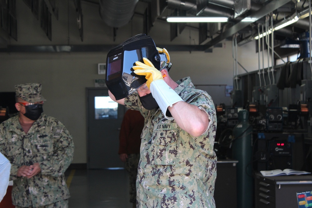 Rear Adm. Peter Garvin Tours NCTC